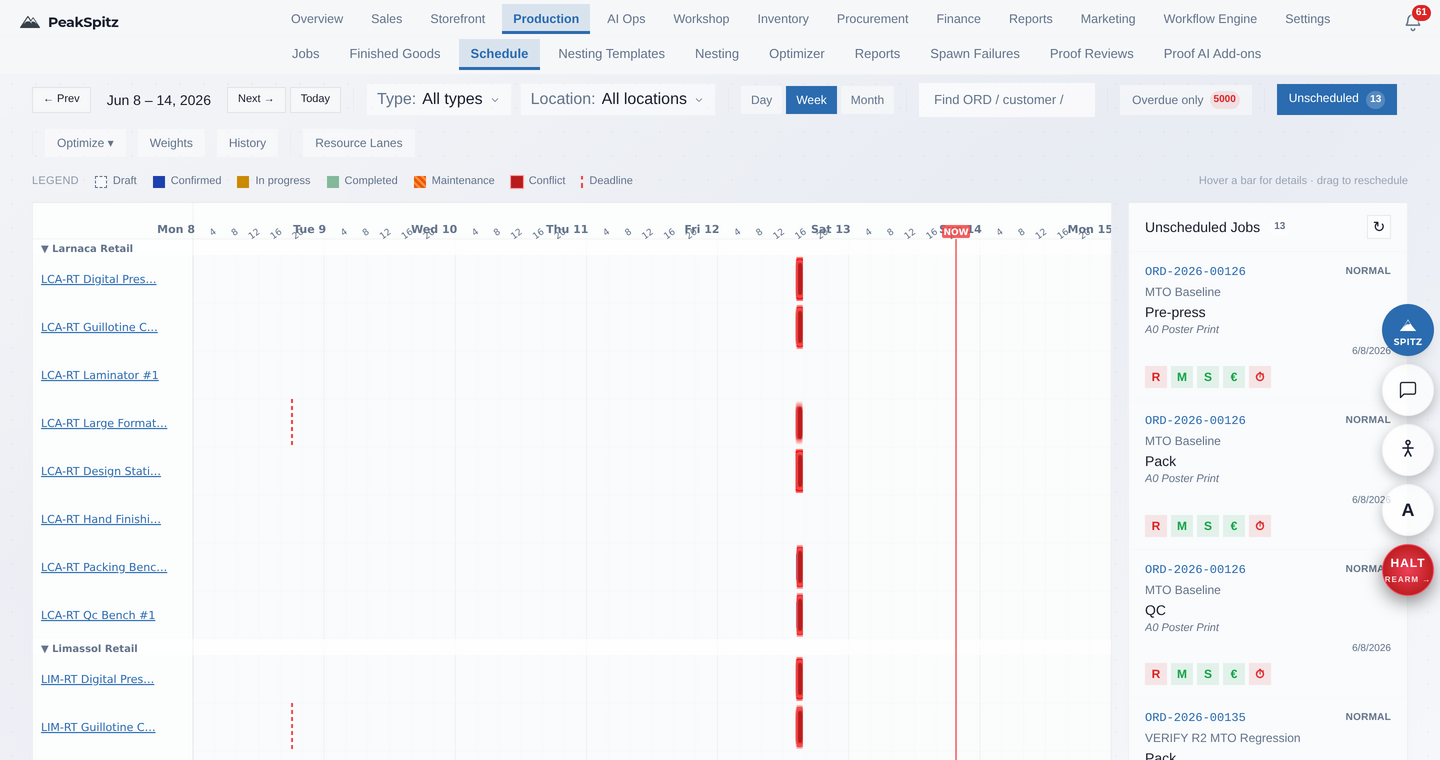 Scheduling & Optimization